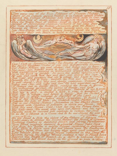 Jerusalem, Tafel 18 von William Blake